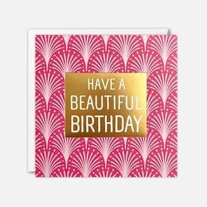 Belle carte déco d'anniversaire par James Ellis
