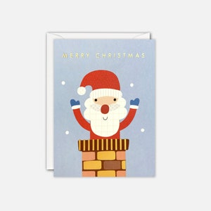 Mini biglietto di Natale di Babbo Natale di James Ellis