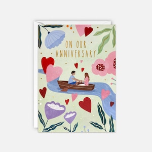 Tarjeta de aniversario de barco de James Ellis