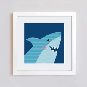 Impression d'art requin par Sally Payne