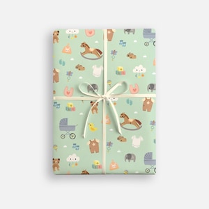 Nouveau papier cadeau pour bébé par James Ellis