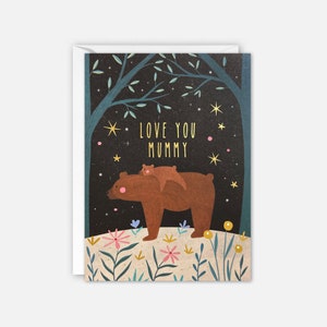 Tarjeta del Día de la Madre con un oso, de James Ellis