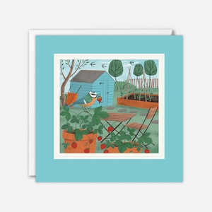 Carte artistique Pots de fraises par Holly Astle