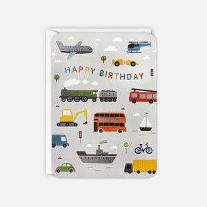 Transportverjaardagskaart van James Ellis