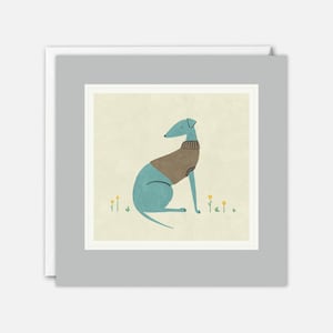 Biglietto d'auguri "Blue Dog" di Betsy Siber