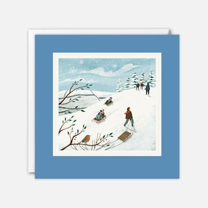 Carte graphique sur la luge par Holly Astle