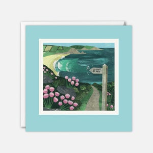 Carte artistique Sentier de la côte par Christina Carpenter