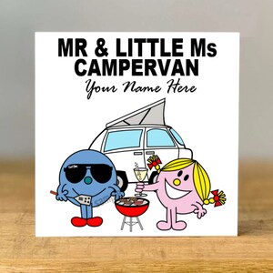 Personalised Campervan Geeting card, couple, Sister, Best Friend, van life, vw, dad, friend, Niece, Aunt, Daughter, mum, gran, brother, son