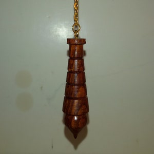 Pendule en bois de cocobollo. pcoco4