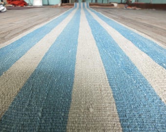 Kilim Runner,Kilim Rug,Turkish Rug,Kilim Rug Runner,Modern Rug,Flatweave Rug,Long Runner,Rug 1x16 approx.,Hallway Runner,White Blue Runner