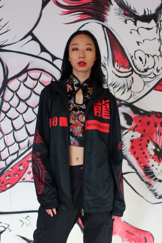 ジャケット・アウター ink DRAGON Remake China Sports Jacket ジャケット・アウター ink DRAGON Remake China Sports Jacket