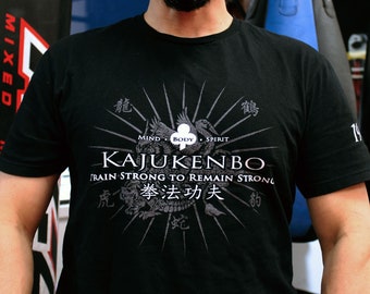 Kajukenbo Train Strong Unisex Tee | Hawaiian Mixed Martial Arts | MMA Fight Sparring Athletic T-Shirt | Judo Jiu Jitsu Karate Kung Fu Boxing