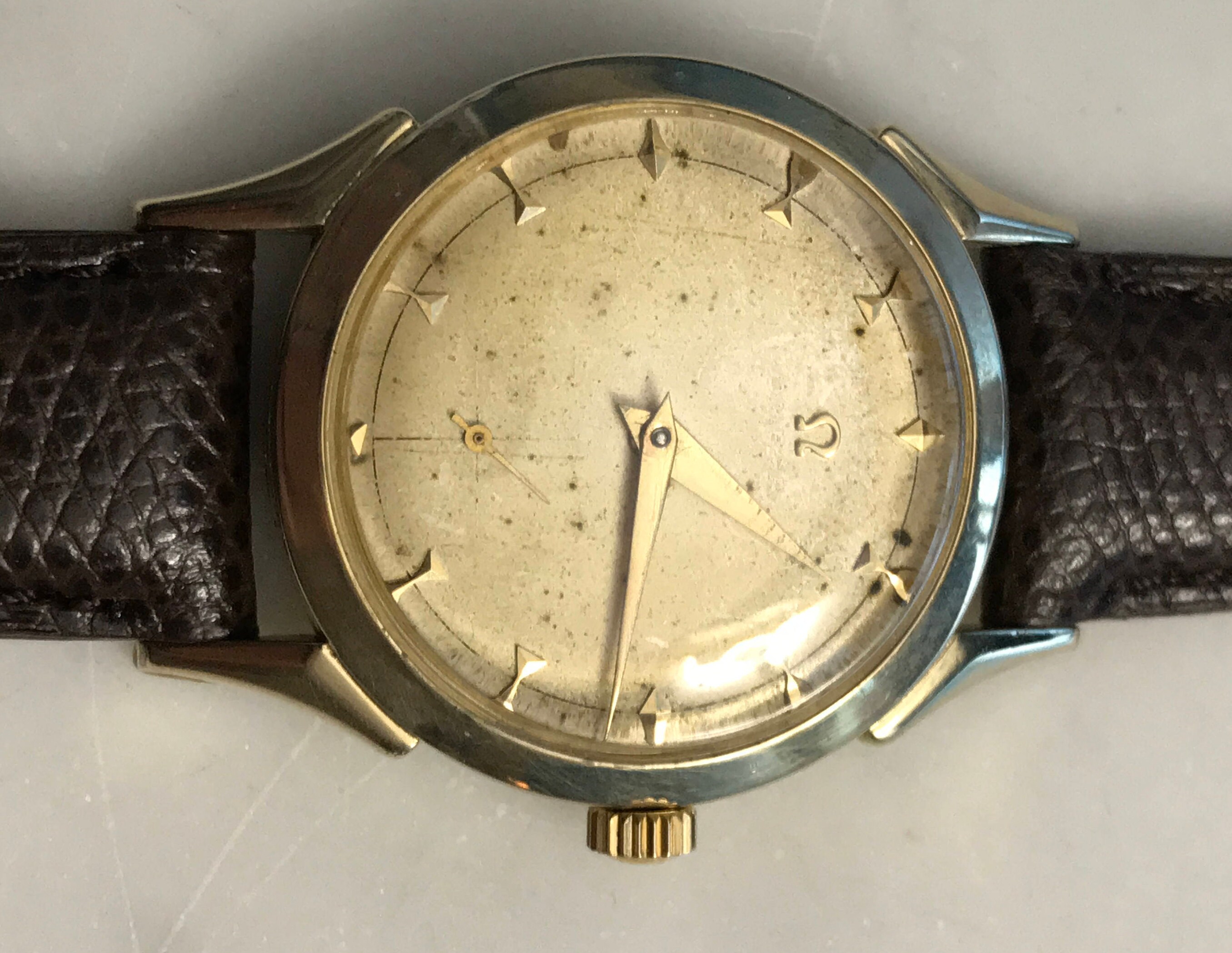 Vintage Omega 1950's mechanical wind up watch with tropic | Etsy