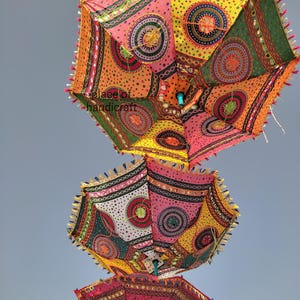 Wholesale Lot Indian Umbrella for Decoration traditional Wedding parasol party decor umbrella wedding decoration umbrella diwali