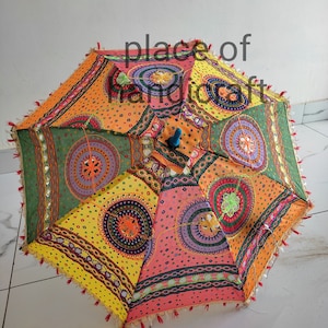 10 pcs mix Umbrella For  mahendi haldi stage deorotion Party Birthday Traditional Decorative Umbrellas Wedding Parasols Décor