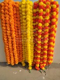 50 String SALE ON Indian Deewali  Marigold Flower Artificial Decorative  Garland Strings for Christmas Wedding Party décor product logo
