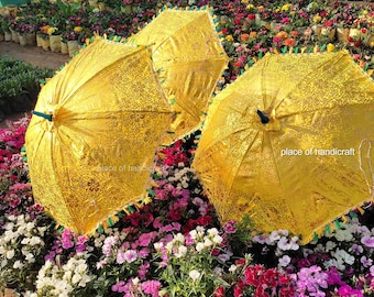 10 Pcs Mix Lot Indian Umbrella for Decoration traditional Wedding parasol party decor umbrella mahendi decoration umbrella wedding