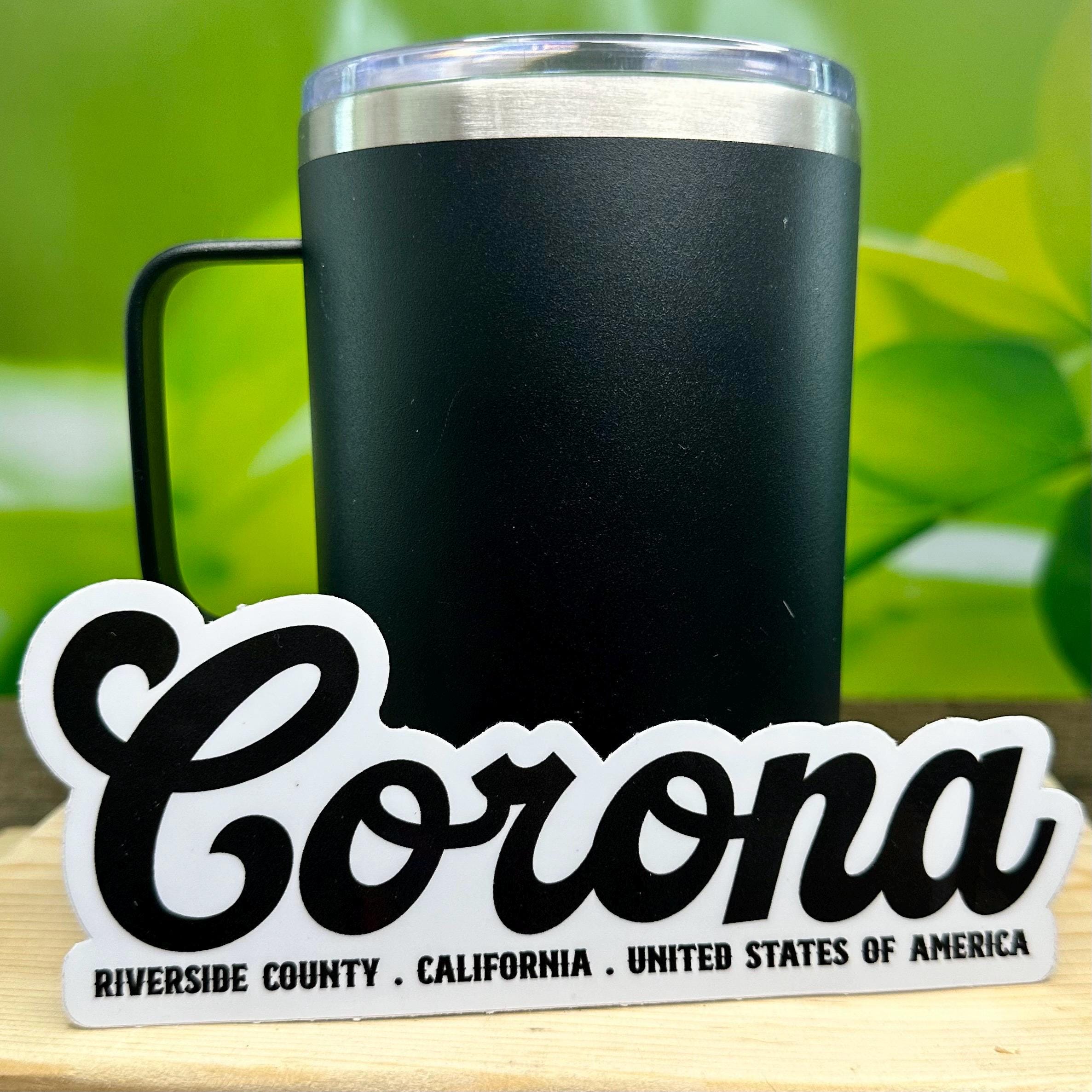 Corona California Sticker: Vinyl Decal (waterproof, 6x2.5in) - Etsy