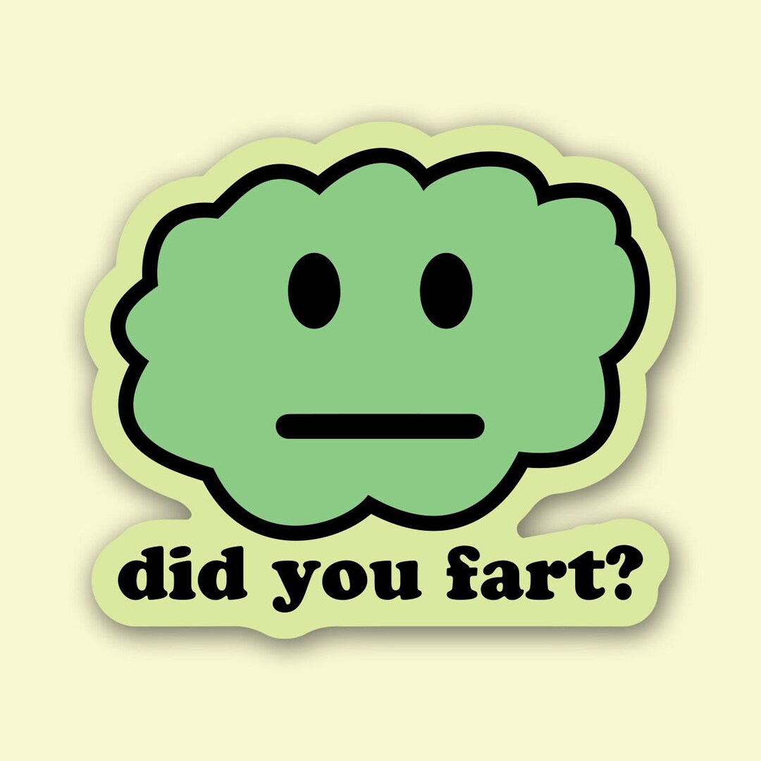 Did You Fart Sticker Etsy