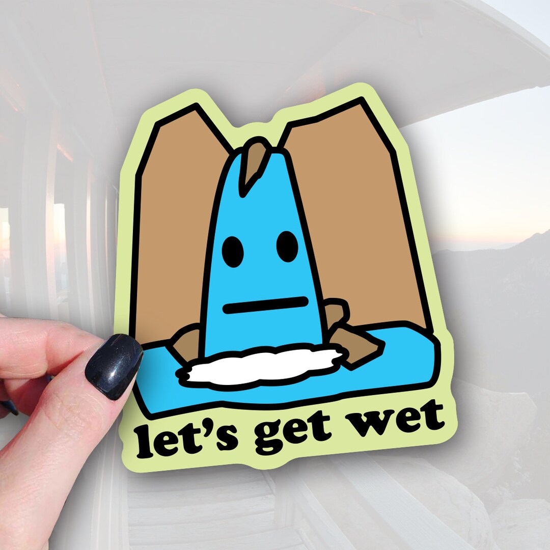 Explore the Outdoors With a Waterproof Waterfall Sticker - Hiking Decal ...