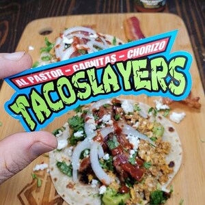 Turtle Ninja Taco Slayers Sticker: Comic Fun Design (Waterproof Vinyl, 4.3in) image 5