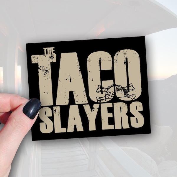 Taco Stickers - Walking Dead Style- Taco gifts- Taco Lovers- nerdy gifts- comic book stickers