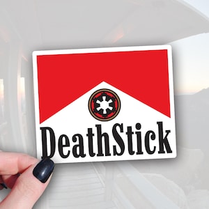Star Wars Death Stick Vinyl Sticker - Waterproof Decal for Sci-Fi Movie Fans