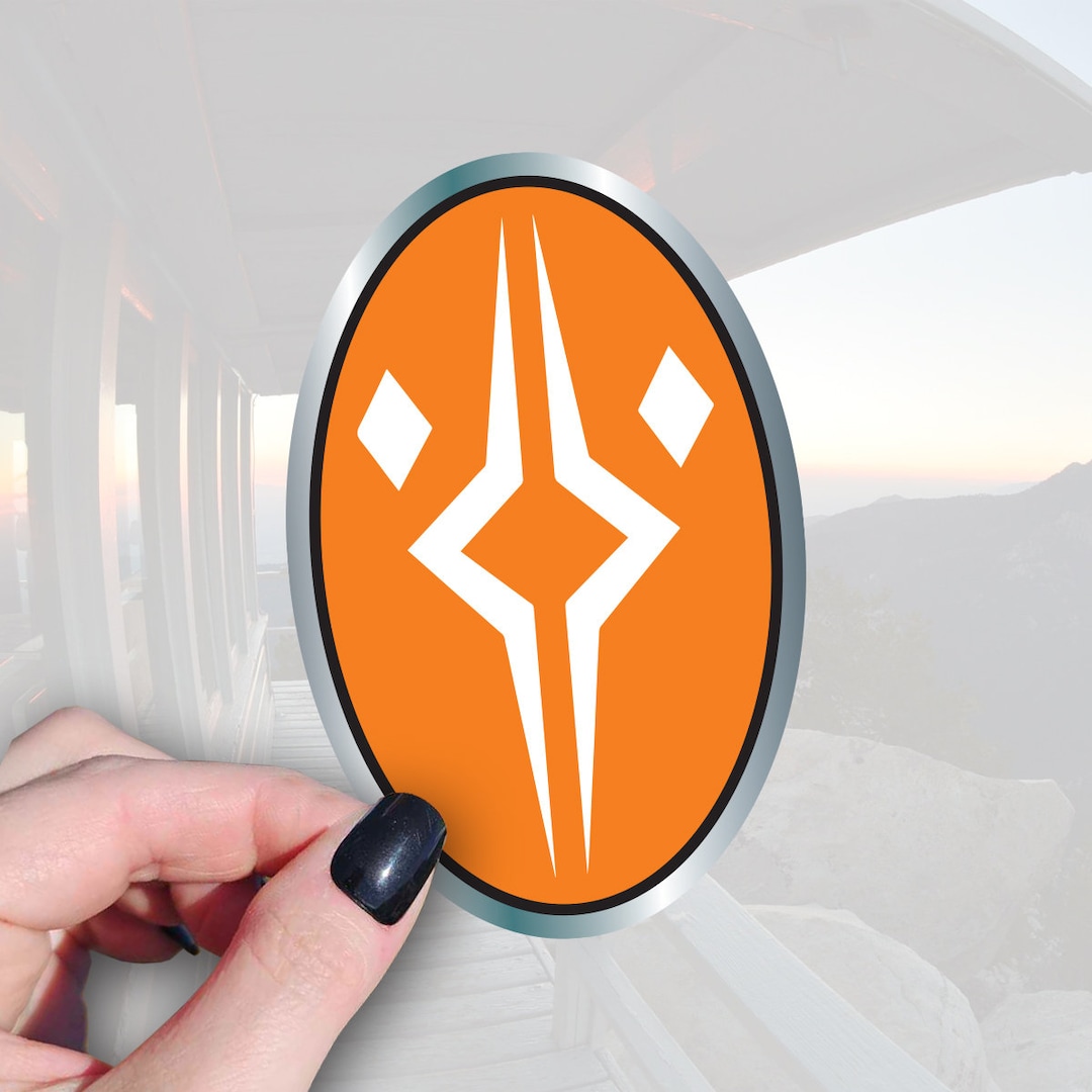 Star Wars Sticker: Ahsoka Tano Fulcrum Crest Waterproof Vinyl