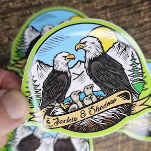 Big Bear Eagles Decal: Outdoor Nature Sticker (3in, Waterproof)