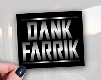 Dank Farrik Star Wars Sticker: 3in Waterproof Vinyl Decal