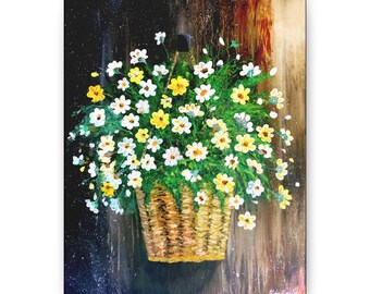 Basket of flowers - by Pablo Barilari