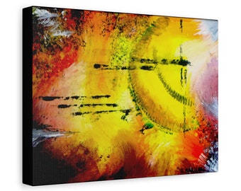 Yellowish Canvas Paint