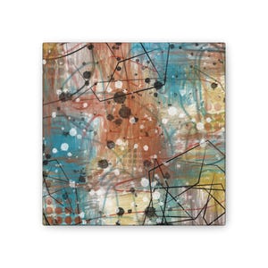 Modern Art Prints Abstract Designs replica from Pablo Barilari Canvas Stretched, Abstract Art Collection: Contemporary Wall Decor 0.75'' image 8