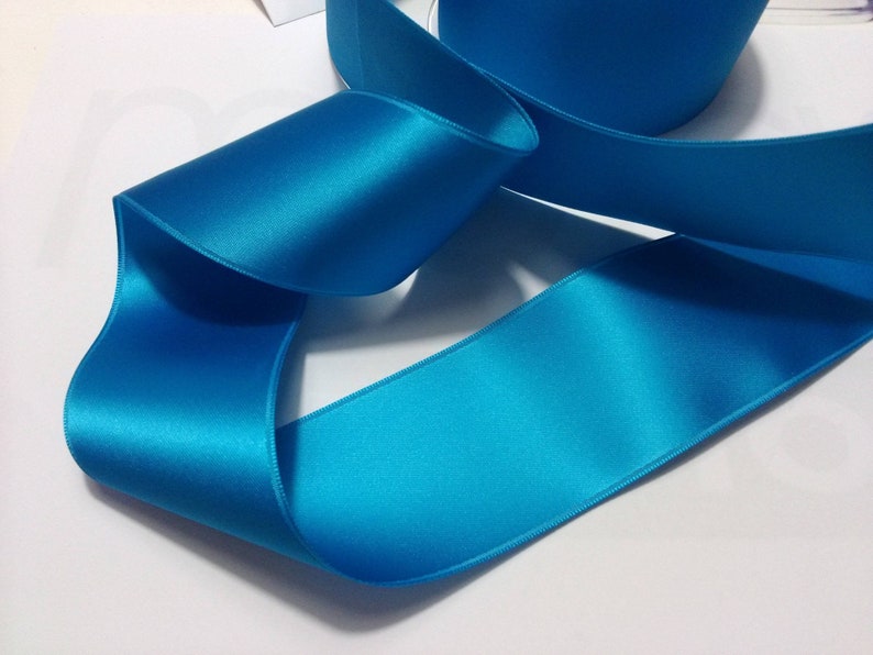 6,8 cm RUBAN SATIN DOUBLE FACE PRUNE