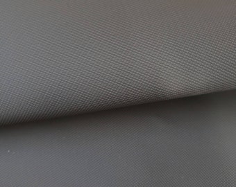 Matte gray imitation leather - supply for bag creation - gray imitation fabric