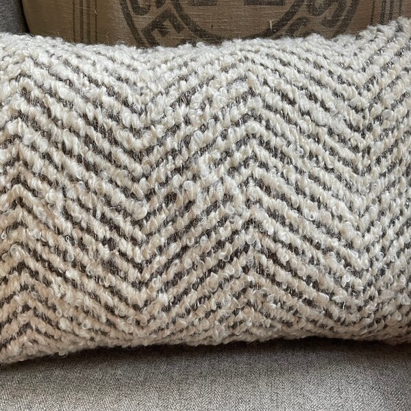 White Textured Pillow Etsy