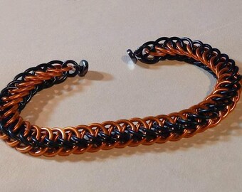 Halloween Chainmaille Bracelet