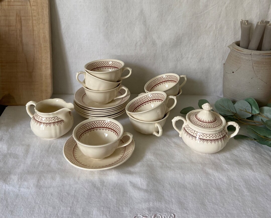 Masons Ashlea Coffee/tea Cups. Ironstone. Antique English Service
