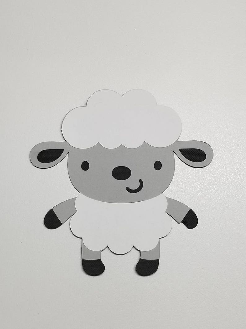 Cute Sheep Cutout - Etsy