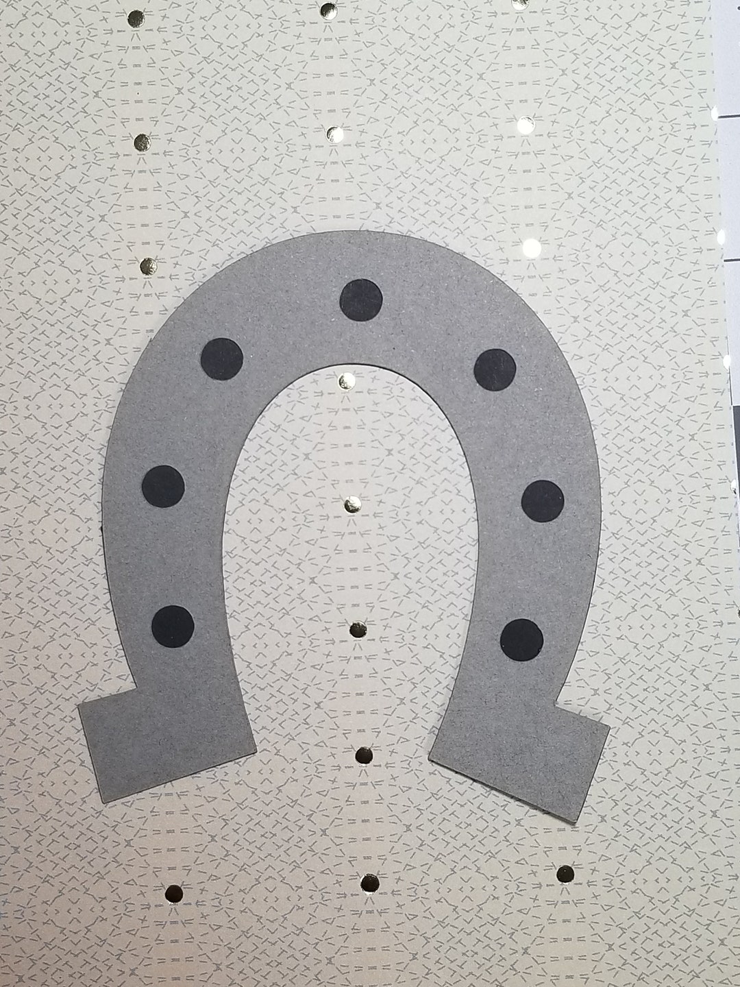 Horseshoe Cutout Etsy