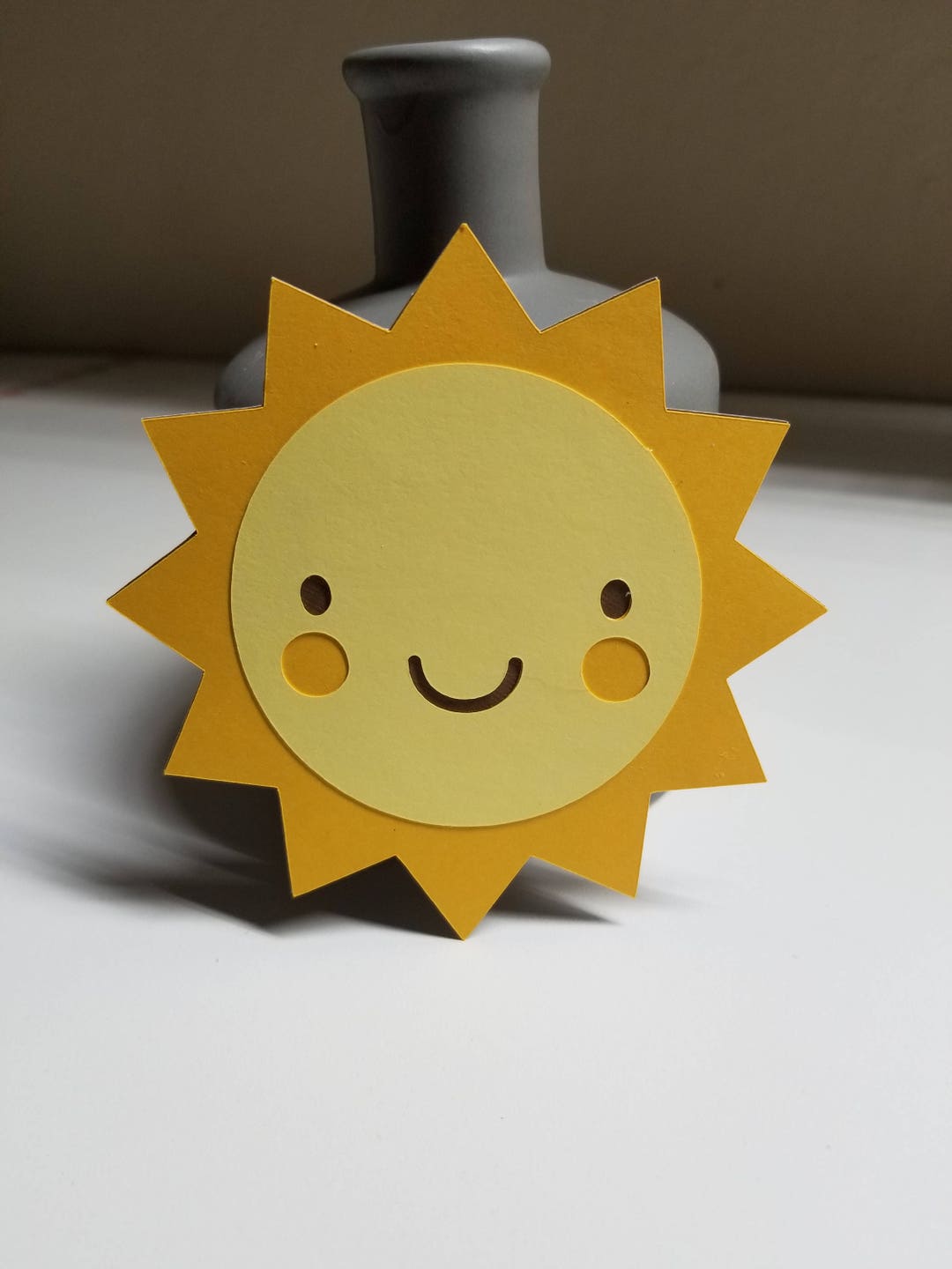 Happy Sunshine Sun Cutout - Etsy