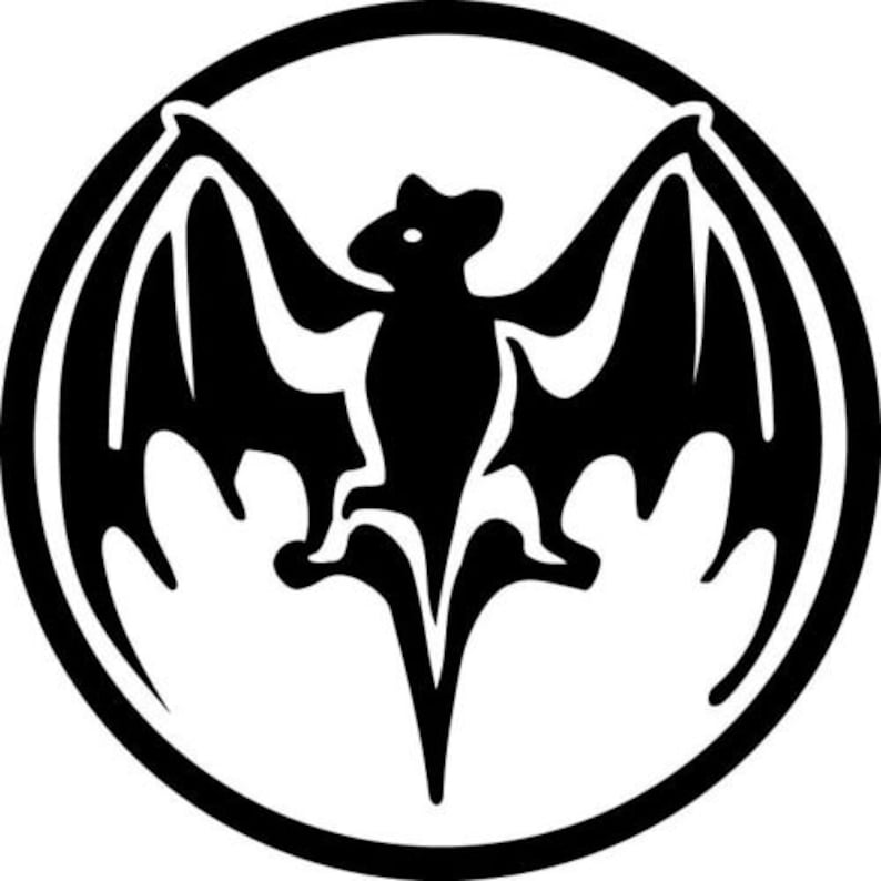 BACARDI BLACK Sticker Decal SIZES Rum Alcohol Bat Bumper Bar Wall Etsy