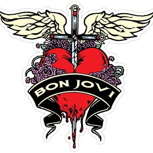 BON JOVI Rock Music Sticker Decal *SIZES* Vinyl Bumper Window Wall