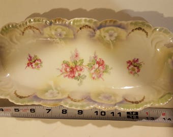 Vintage celery oval dish