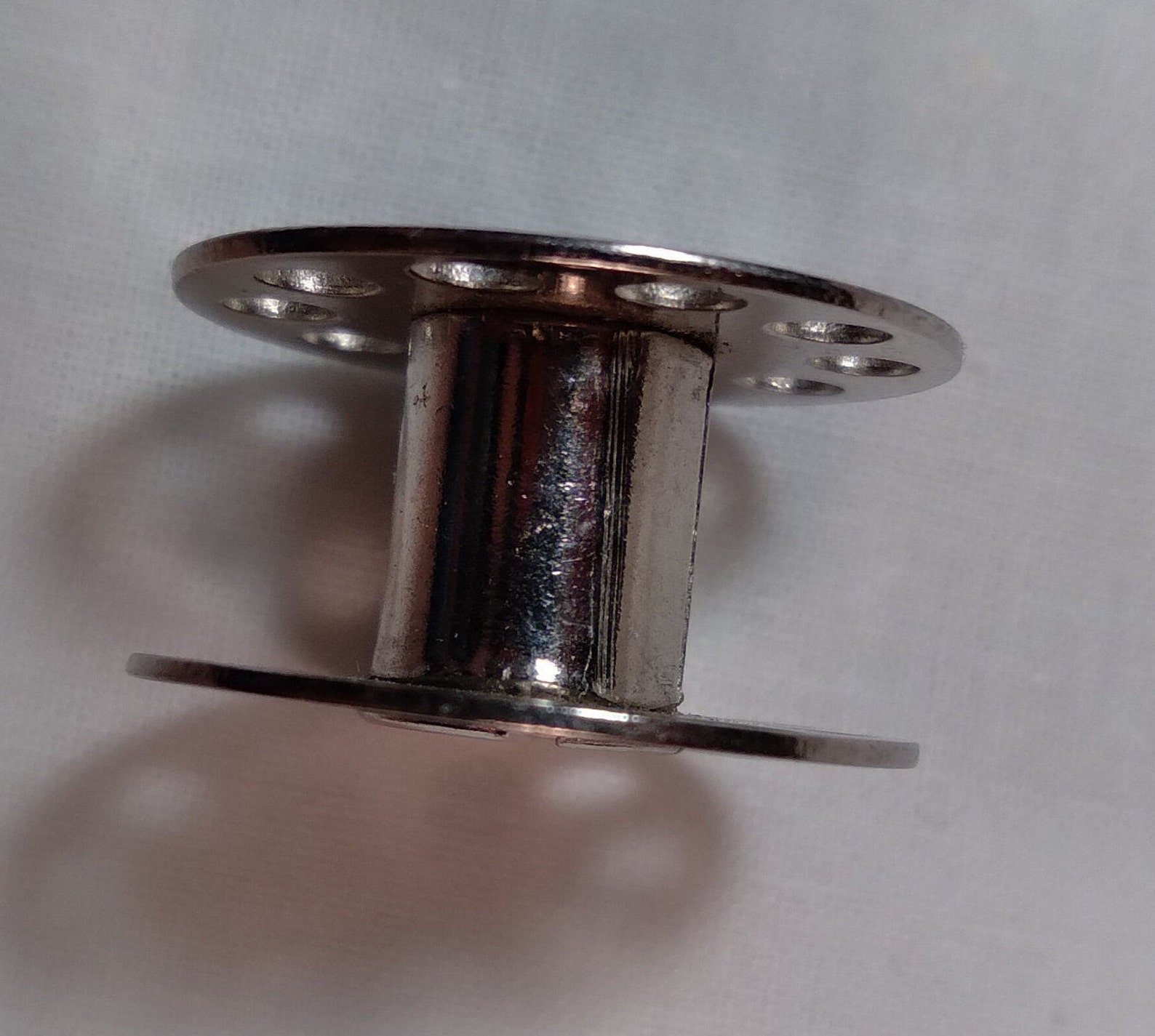 Set of 5 Vintage Metal Bobbins Etsy