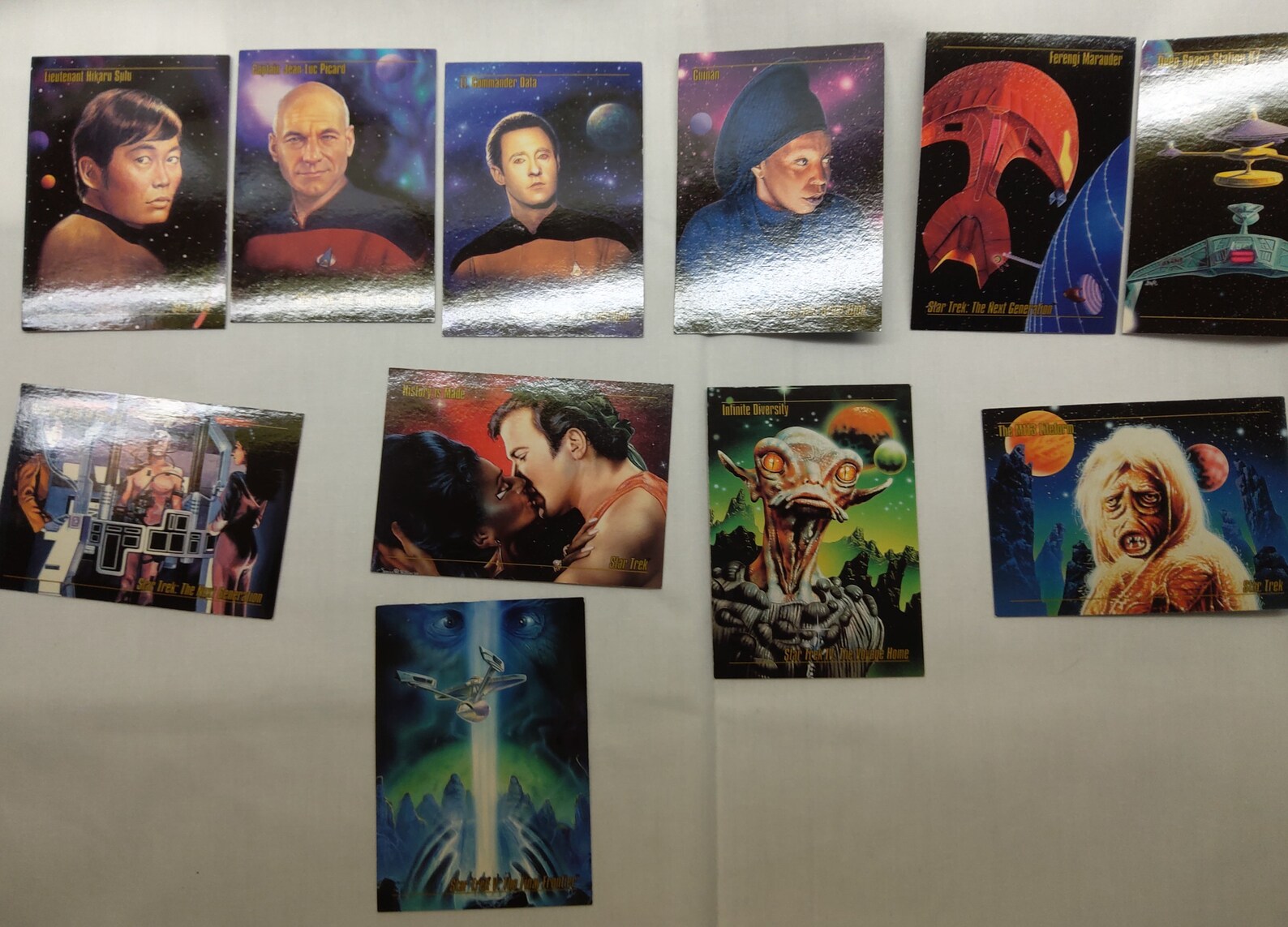 Star Trek Collectible Trading Cards Skybox Extras Etsy