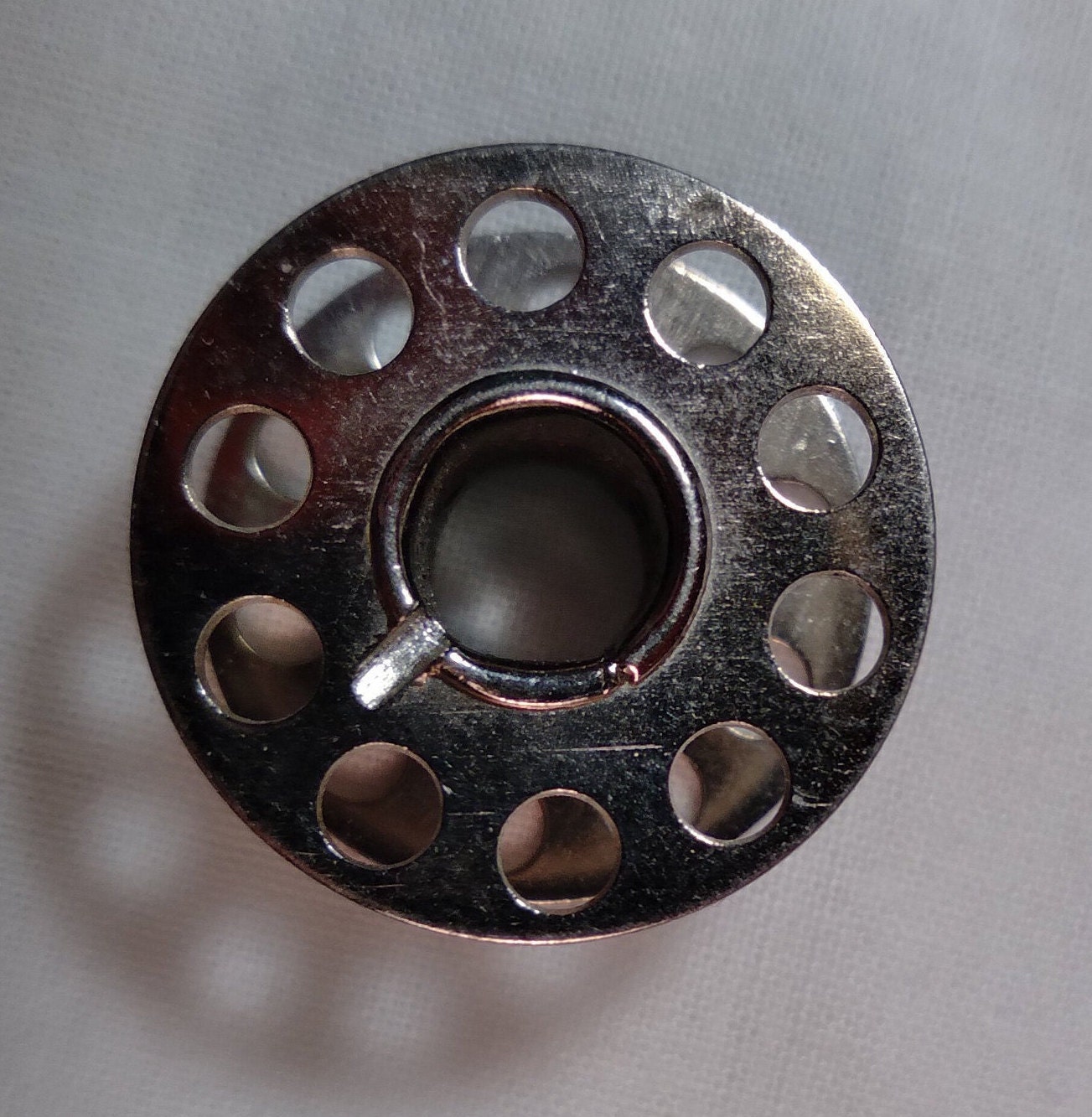 Set of 5 Vintage Metal Bobbins Etsy