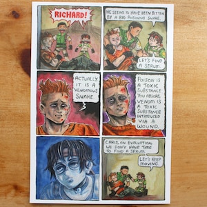 Gift oder Venom | A5 Postkarte | Mattdruck | 148x210mm