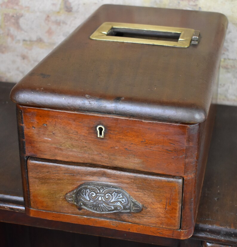 Antique Vintage O Brien Liverpool Cash Register Wooden Etsy