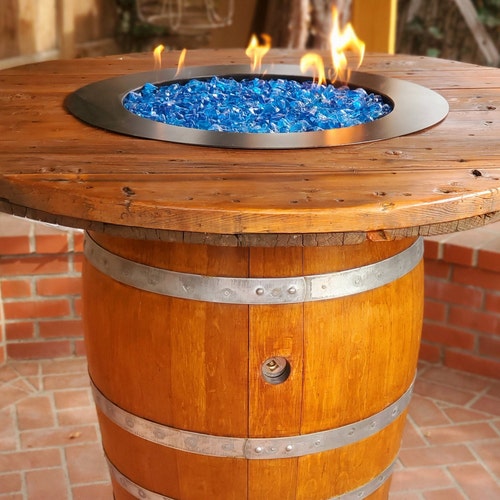 Barrel Height Wine Fire Pit, How To Make Wine Barrel Fire Pit